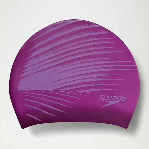 Bonnet Adulte pour cheveux longs imprimé baie/violet - Speedo - Modalova