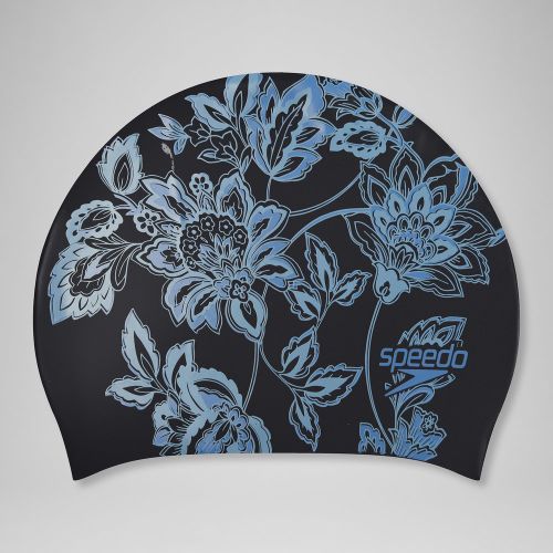 Bonnet de bain Cheveux longs Imprimé /Bleu de Sèvres - Speedo - Modalova