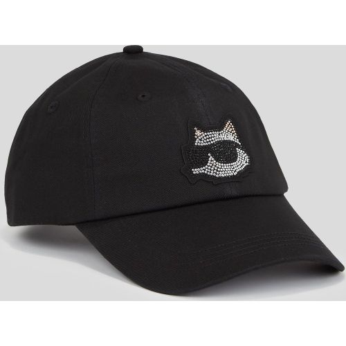 Casquette Avec Motif Choupette En Strass Ikon, , , Taille: One size - Karl Lagerfeld - Modalova