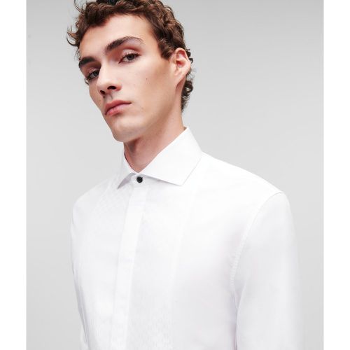 Chemise De Soirée Avec Détail Plastron Kl Monogram, , , Taille: X37 - Karl Lagerfeld - Modalova