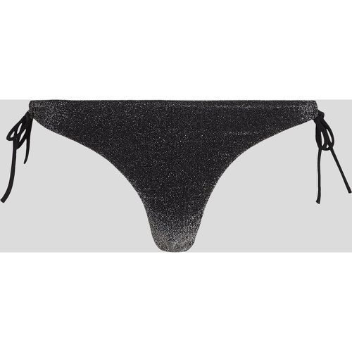 Bas De Bikini String Hotel Karl En Lurex, , , Taille: XL - Karl Lagerfeld - Modalova