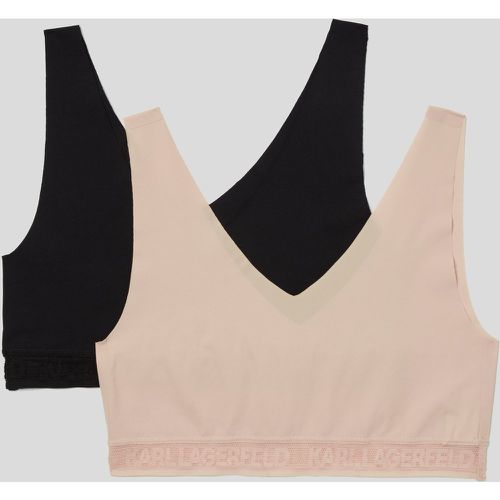 Bralettes Ultra-légères Ornées Du Logo Karl - Lot De 2, , , Taille: XL - Karl Lagerfeld - Modalova