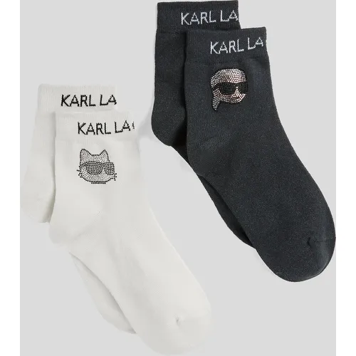 Chaussettes Avec Strass Ikon – Lot De 2, , /, Taille: X3538 - Karl Lagerfeld - Modalova