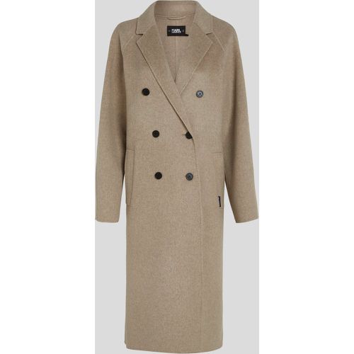 Manteau En Laine À Double Boutonnage, , , Taille: X38 - Karl Lagerfeld - Modalova