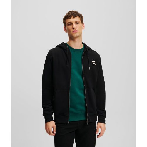 Sweat À Capuche Zippé Ikon, , , Taille: L - Karl Lagerfeld - Modalova