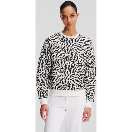 Sweat-shirt Avec Imprimé Zèbre, , / , Taille: XL - Karl Lagerfeld - Modalova