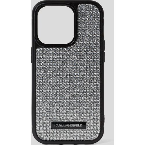 Coque Logo Karl Avec Strass Pour Iphone 16 Pro Max, , , Taille: L00 - Karl Lagerfeld - Modalova