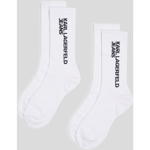 Chaussettes À Logo Klj – Lot De 2 Paires, , , Taille: X3842 - KL Jeans - Modalova