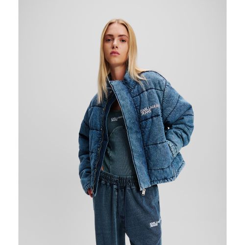Veste Matelassée En Denim, , , Taille: L - KL Jeans - Modalova