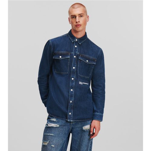 Surchemise Fonctionnelle Klj, , BLEU FONCÉ DÉLAVÉ, Taille: XL - KL Jeans - Modalova