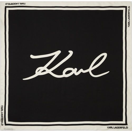 Foulard En Soie K/signature, , /, Taille: One size - Karl Lagerfeld - Modalova