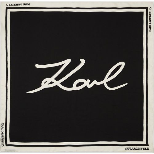 Foulard En Soie K/signature, , /, Taille: X00 - Karl Lagerfeld - Modalova