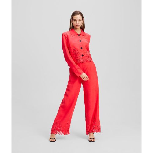 Jupe-culotte Avec Broderie Découpée, , , Taille: 34 - Karl Lagerfeld - Modalova