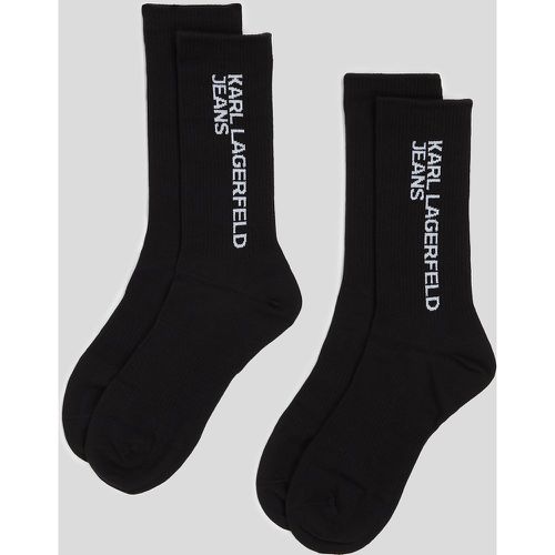 Chaussettes À Logo Klj – Lot De 2 paires, , , Taille: X3842 - KL Jeans - Modalova