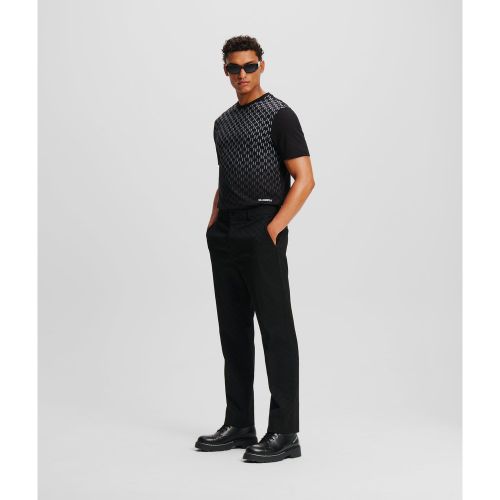 Pantalon Ajusté Monogram, , , Taille: 46 - Karl Lagerfeld - Modalova