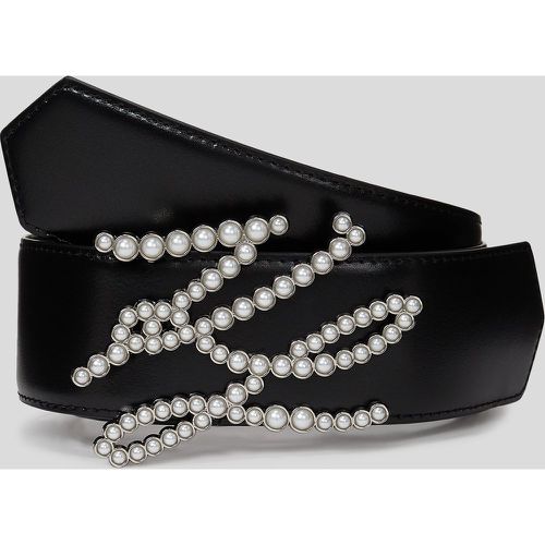 Ceinture K/autograph Ornée De Perles, , , Taille: X65 - Karl Lagerfeld - Modalova