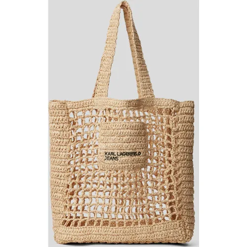 Cabas En Raphia, , , Taille: One size - Karl Lagerfeld - Modalova