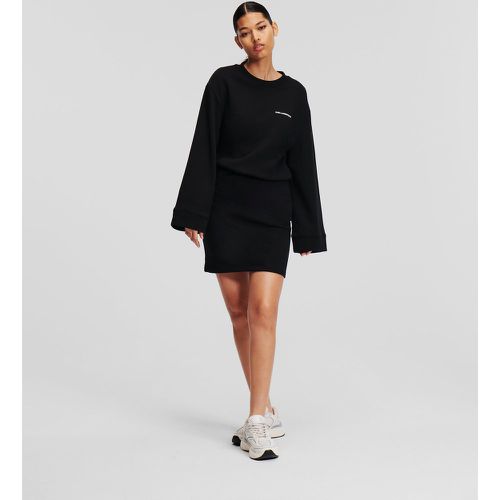 Robe Molletonnée À Manches Bouffantes, , , Taille: XL - Karl Lagerfeld - Modalova