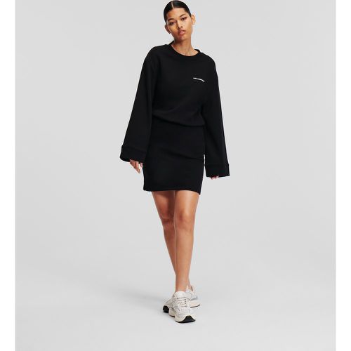 Robe Molletonnée À Manches Bouffantes, , , Taille: XXS - Karl Lagerfeld - Modalova