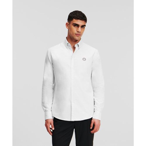 Chemise Oxford Avec Logo Rond, , , Taille: XXS - Karl Lagerfeld - Modalova