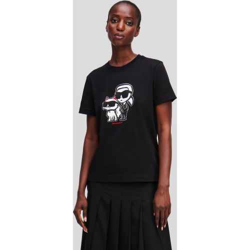 T-shirt Ikon Karl & Choupette, , , Taille: XL - Karl Lagerfeld - Modalova