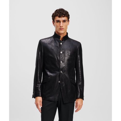 Veste À Col Montant En Simili-cuir, , , Taille: 46 - Karl Lagerfeld - Modalova