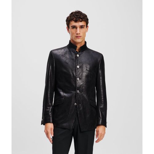 Veste À Col Montant En Simili-cuir, , , Taille: L46 - Karl Lagerfeld - Modalova