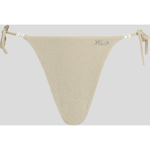 Shimmer Bikini Bottoms, , , Taille: XL - Karl Lagerfeld - Modalova