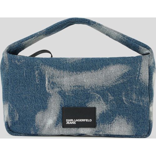 Sac Besace En Denim Délavé, , , Taille: One size - Karl Lagerfeld - Modalova