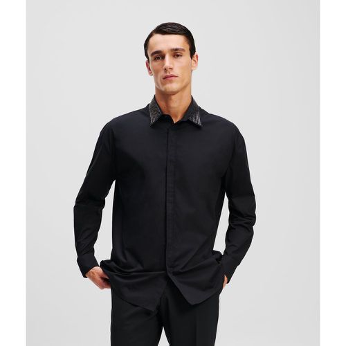 Chemise À Col Montant, , , Taille: LL - Karl Lagerfeld - Modalova