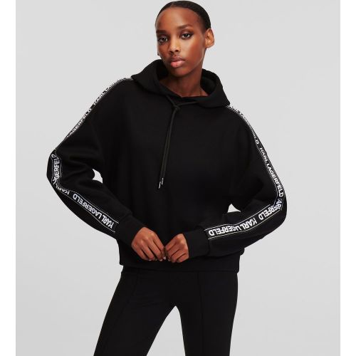 Sweat À Capuche Avec Galon À Logo, , , Taille: L - Karl Lagerfeld - Modalova