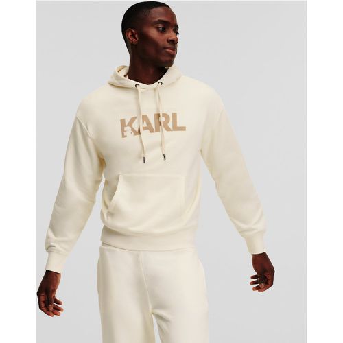 Sweat À Capuche Avec Logo Karl Floqué, , , Taille: XL - Karl Lagerfeld - Modalova