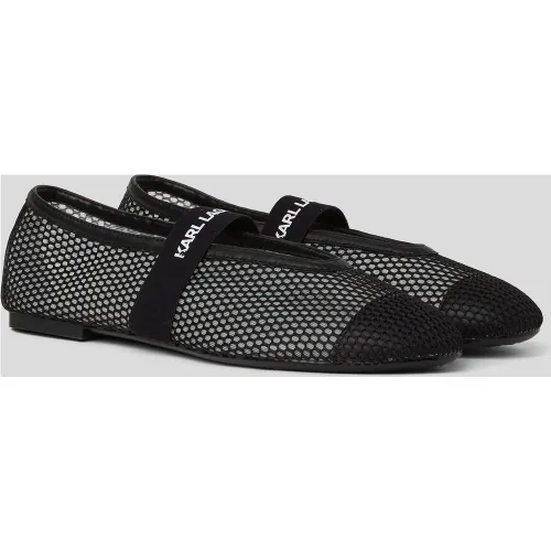 Escarpins En Maille Karo, , , Taille: 35 - Karl Lagerfeld - Modalova
