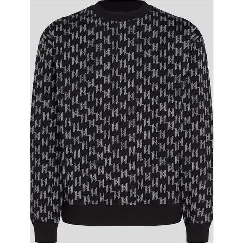 Sweat-shirt En Jacquard Kl Monogram, , / , Taille: XL - Karl Lagerfeld - Modalova