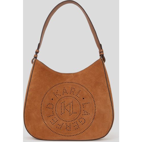 Sac Besace En Daim K/circle, , , Taille: X00 - Karl Lagerfeld - Modalova