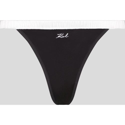 String En Satin Signature, , , Taille: L - Karl Lagerfeld - Modalova