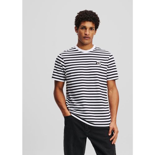 T-shirt À Rayures Ikon, , /, Taille: L - Karl Lagerfeld - Modalova