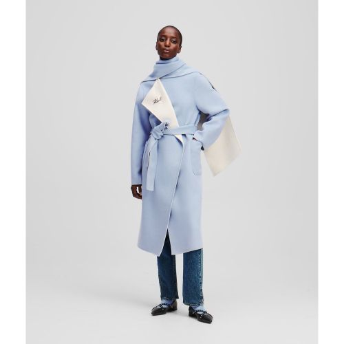 Manteau En Laine Réversible, , -, Taille: 34 - Karl Lagerfeld - Modalova