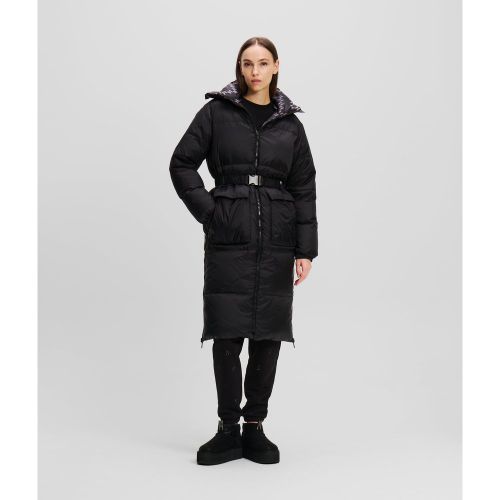 Veste Longue Matelassée Réversible, , / Monogramme, Taille: L - Karl Lagerfeld - Modalova