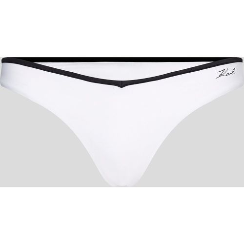 Bas De Bikini Avec Liseré Contrastant Emblématique Du Style Karl, , , Taille: XL - Karl Lagerfeld - Modalova