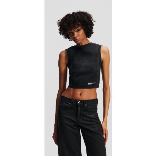 Haut En Denim Enduit, , , Taille: L - Karl Lagerfeld - Modalova