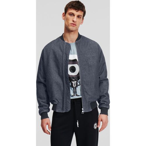 Blouson Aviateur En Denim Kl X Darcel Disappoints, , , Taille: XL - Karl Lagerfeld - Modalova