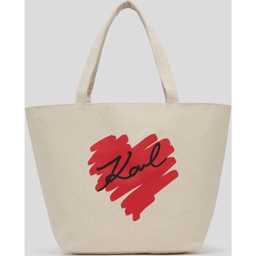 Sac Cabas Réversible K/heart, , , Taille: X00 - Karl Lagerfeld - Modalova