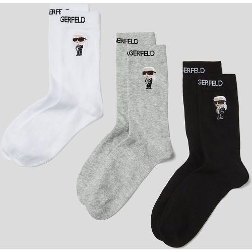 Lot De 3 paires De Chaussettes Ikon, , //, Taille: X3538 - Karl Lagerfeld - Modalova