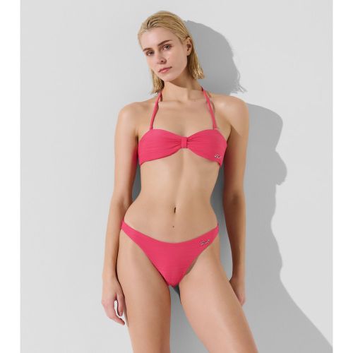 Ribbed Bandeau Bikini Top, , , Taille: L - Karl Lagerfeld - Modalova