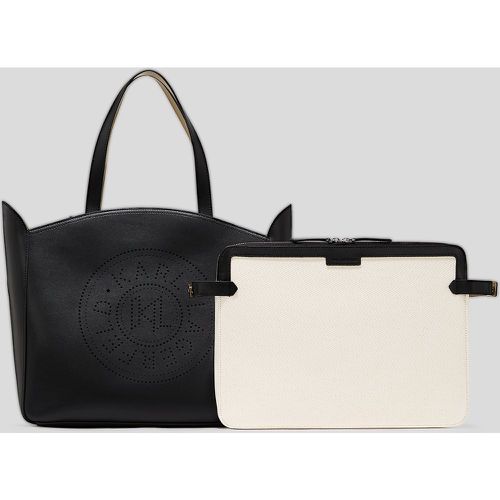 Sac Cabas Perforé K/circle Avec Pochette, , , Taille: X00 - Karl Lagerfeld - Modalova