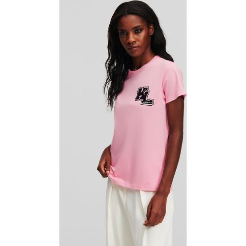T-shirt Kl D'inspiration Universitaire, , , Taille: XM - Karl Lagerfeld - Modalova