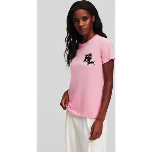 T-shirt Kl D'inspiration Universitaire, , , Taille: XXS - Karl Lagerfeld - Modalova