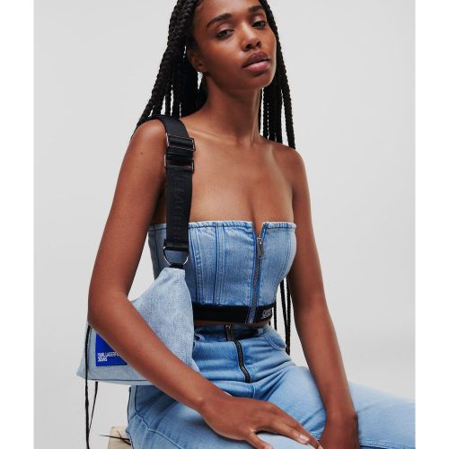 Haut Bandeau Zippé Sur Le Devant, , BLEU CLAIR DÉLAVÉ, Taille: L - KL Jeans - Modalova