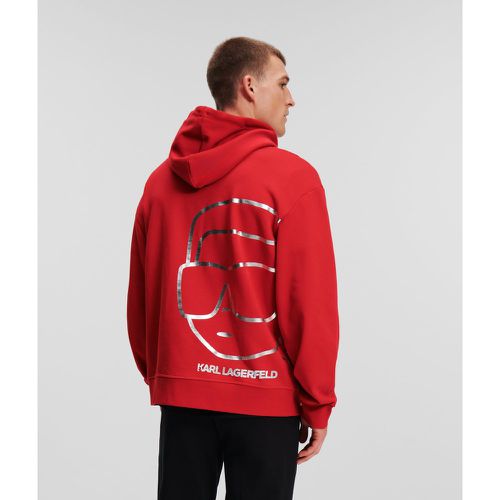 Sweat À Capuche Métallisé Ikon, , , Taille: XL - Karl Lagerfeld - Modalova